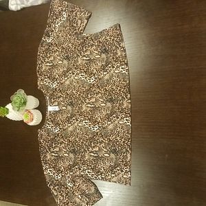 Animal Print crop Top